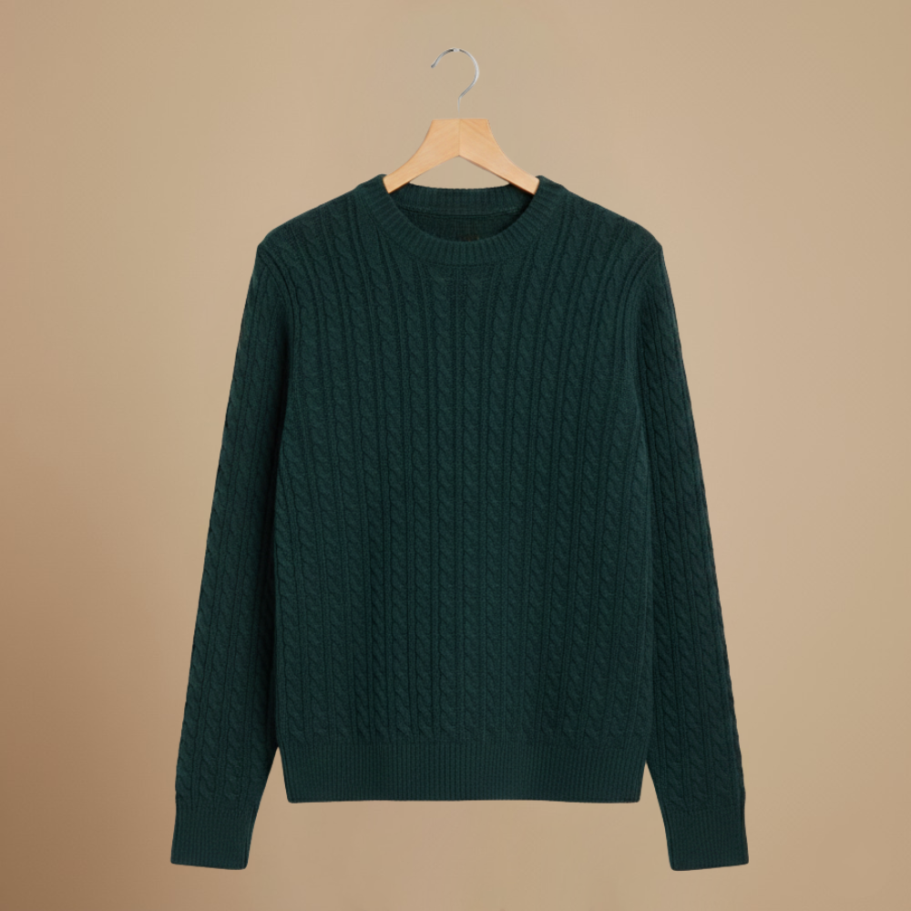 Women’s round neck long sleeve knit sweater Fashion Grand