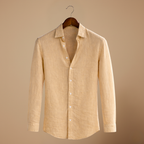 Men's modern long sleeve shirt with tailored slim fit cut Fashion Grand