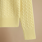 Women’s round neck long sleeve knit sweater Fashion Grand