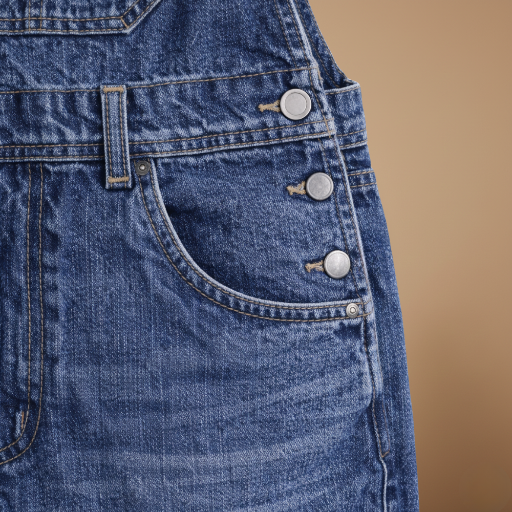 Women’s denim overalls with suspenders and adjustable straps Fashion Grand