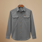 Tactical Cargo Loose Long Sleeve Shirt Fashion Grand