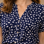 Women’s short sleeve belted midi summer dress Fashion Grand