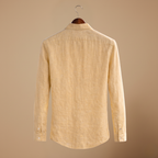 Men's modern long sleeve shirt with tailored slim fit cut Fashion Grand