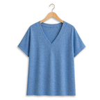 Women’s v-neck loose fit casual blouse Fashion Grand
