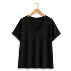 Women’s v-neck loose fit casual blouse Fashion Grand