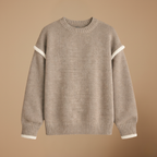 Women’s casual knit Loose round-neck pullover jumper Fashion Grand