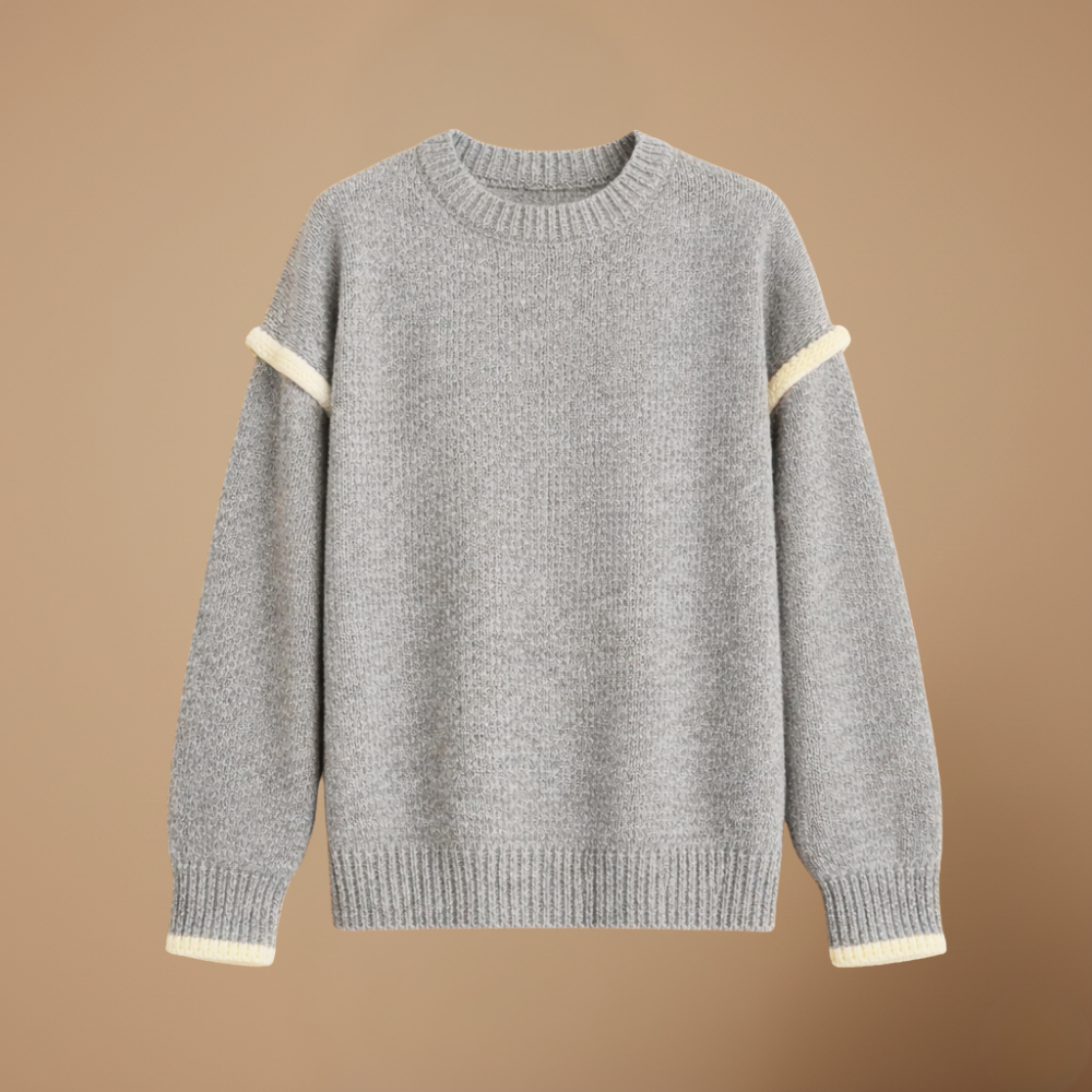 Women’s casual knit Loose round-neck pullover jumper Fashion Grand