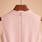 Women Elegant High Neck Wide Leg Jumpsuit Fashion Grand