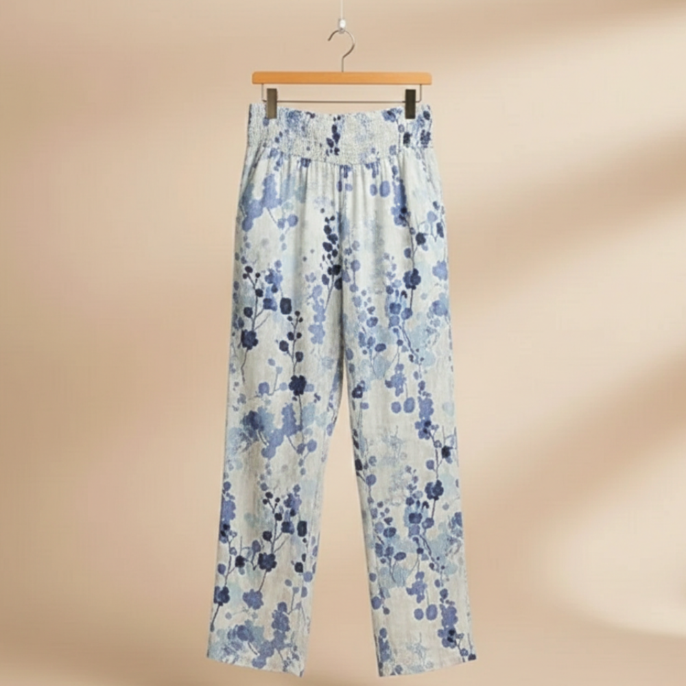 Women's wide leg summer print pants Fashion Grand