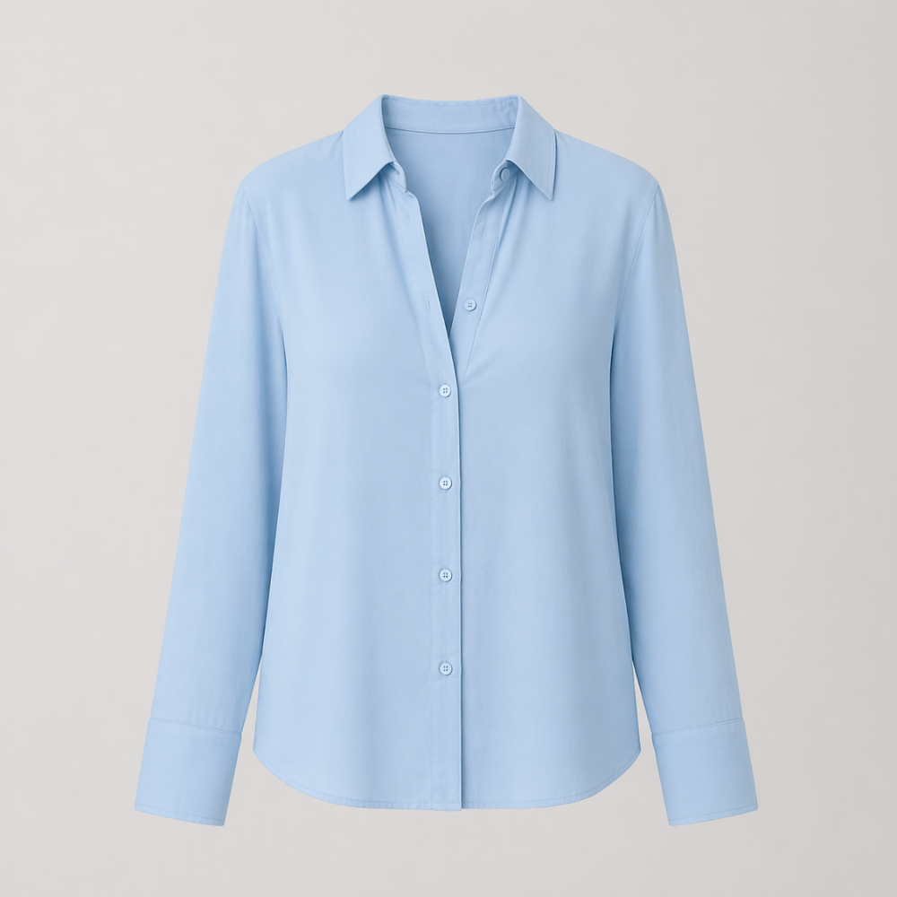 Women’s casual button-down long sleeve blouse Fashion Grand