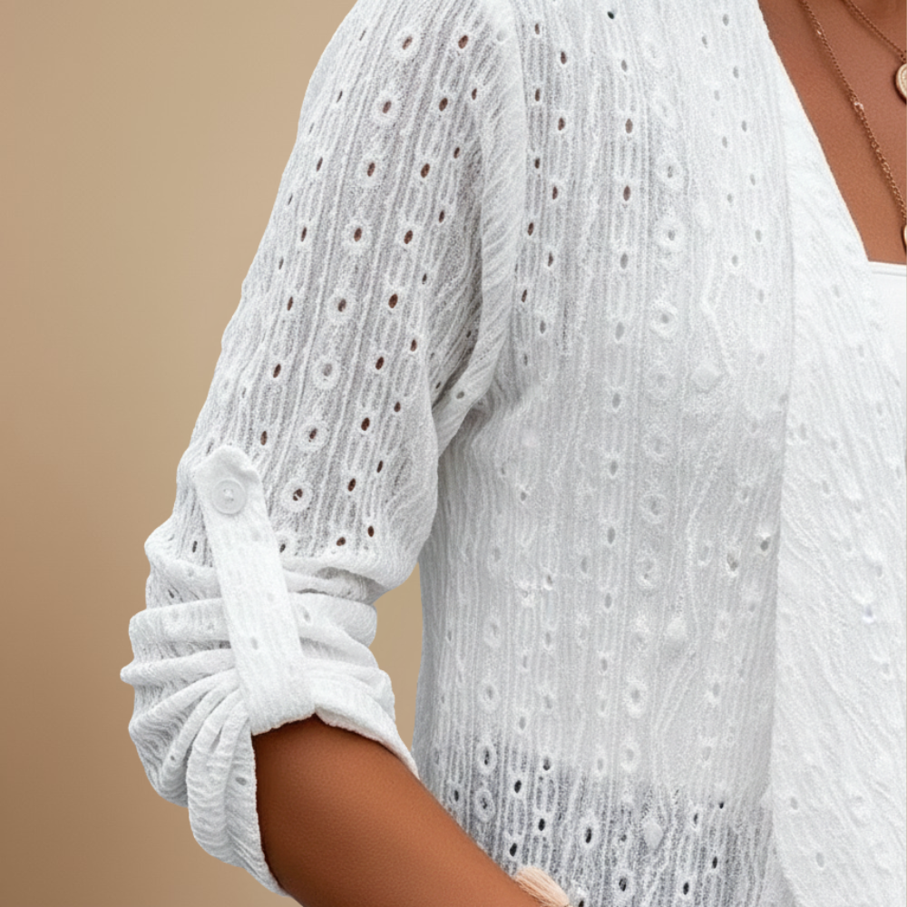 Women's long sleeve lightweight cardigan Fashion Grand