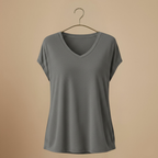 Women's casual v-neck short-sleeve t-shirt Fashion Grand