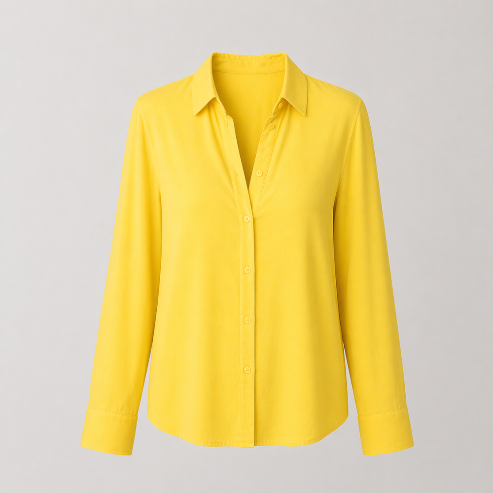 Women’s casual button-down long sleeve blouse Fashion Grand