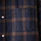 Men's plaid long sleeve shirt with button front closure Fashion Grand
