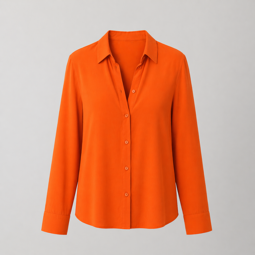 Women’s casual button-down long sleeve blouse Fashion Grand