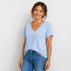 Women’s v-neck loose fit casual blouse Fashion Grand