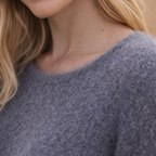 Women’s long loose o-neck pullover jumper Fashion Grand