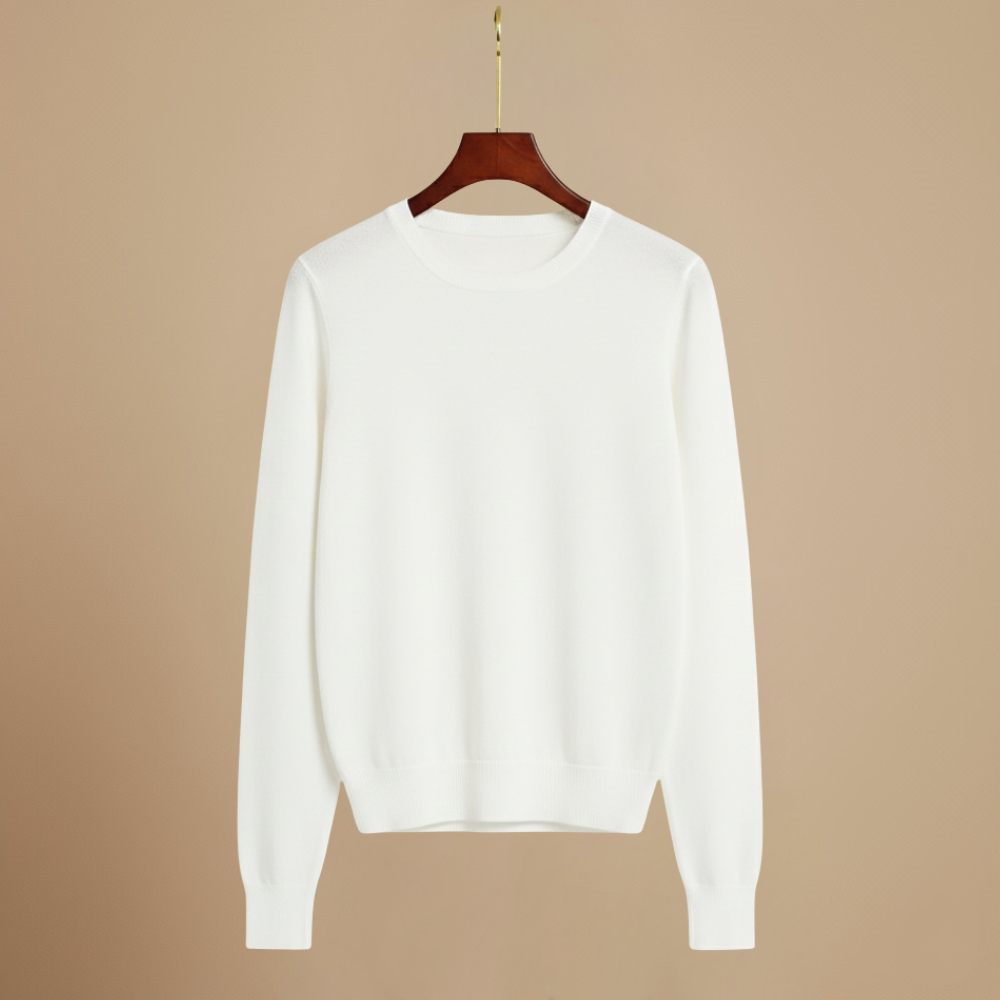 Slim Fit Long Sleeve Pullover Knitwear Top Fashion Grand