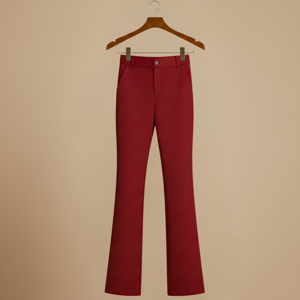 Women's high waist slim fit trousers Fashion Grand