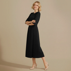 Women’s casual midi dress relaxed fit for summer daily wear Fashion Grand