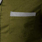 Men’s slim fit long sleeve shirt for casual wear and refined style Fashion Grand