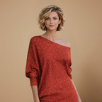 Women’s evening dress with sequins and elbow-length sleeves Fashion Grand