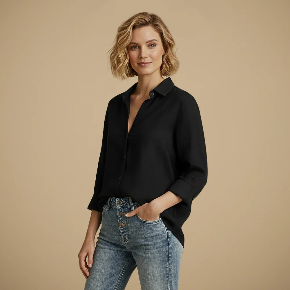Women's Button Down Casual Shirt Fashion Grand