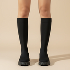 Women's elasticated mid calf boots Fashion Grand